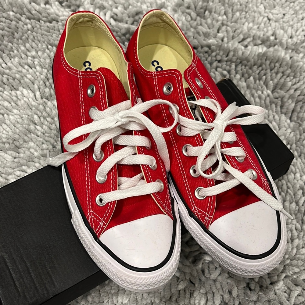 Converse All Star Low Top Red New with Box